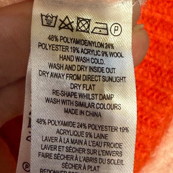 NWT French Connection Nika Half Zip Sweater Wool Blend Size S - Picture 11 of 13